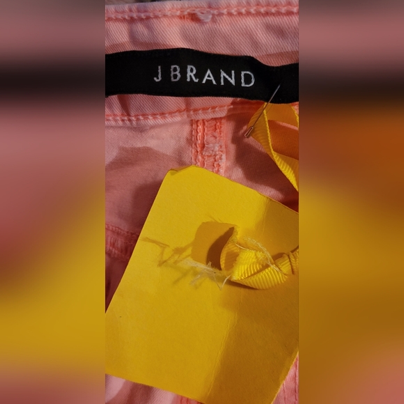 * J BRAND neon coral colour mid rise skinny legs Final Discount - Picture 5 of 8